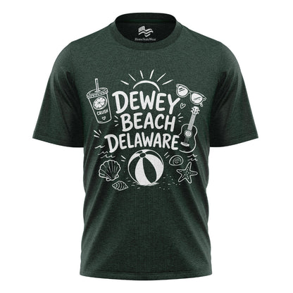 Dewey Beach Comfort Colors Tee | Delaware Summer Beach Shirt
