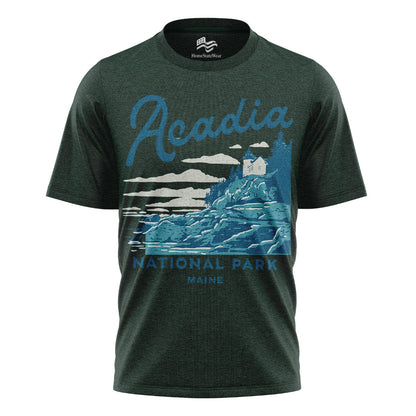 Acadia National Park Maine Tee | Vintage Travel Shirt