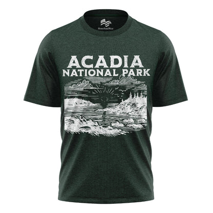 Acadia National Park T-Shirt | Maine Outdoor Travel Te