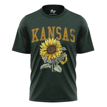 Kansas Sunflower Comfort Colors Tee | State Flower Gift Shirt