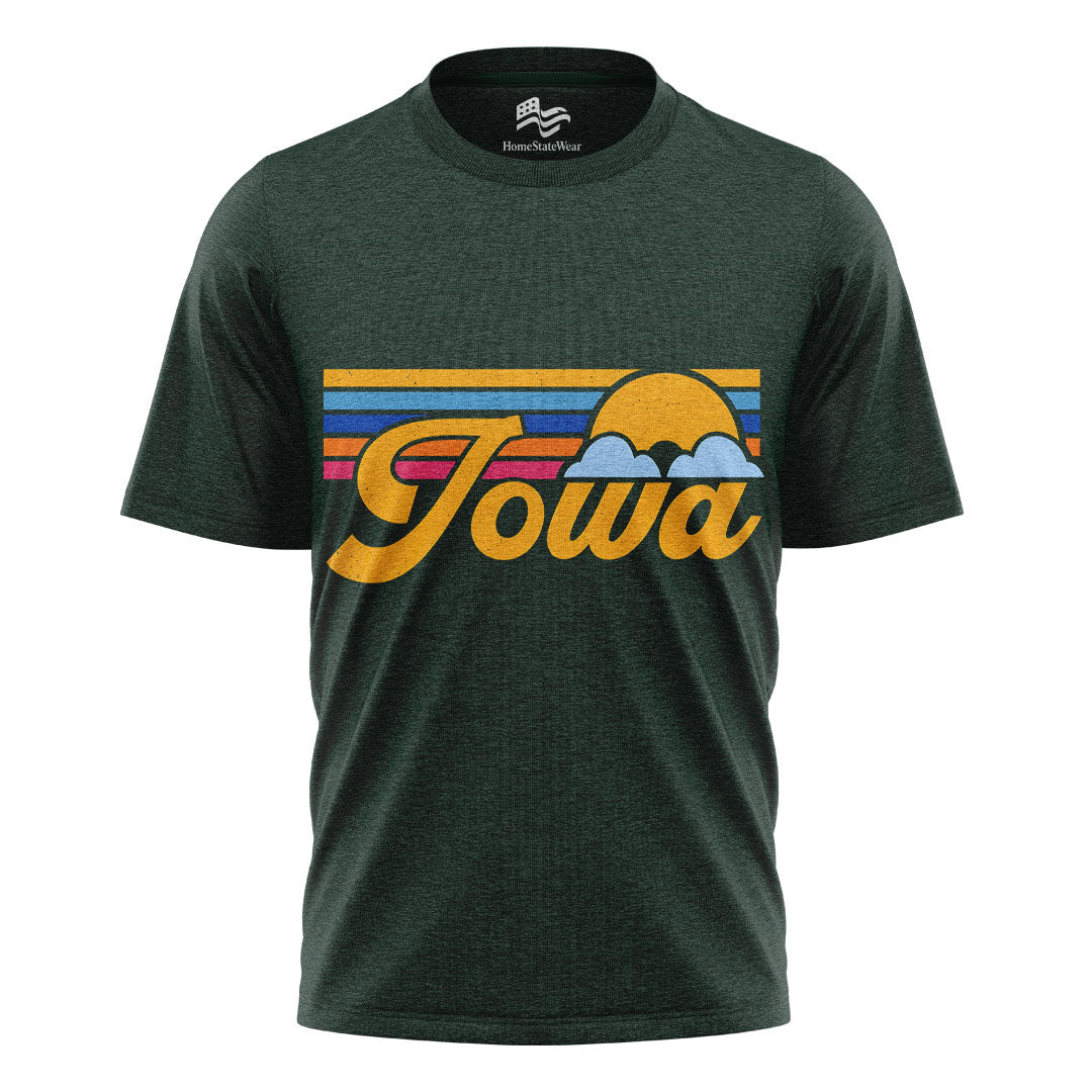Iowa Roots Map T-Shirt | Hawkeye State Gift Tee