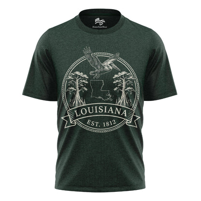 Louisiana Est 1812 T-Shirt | Pelican State Souvenir Tee