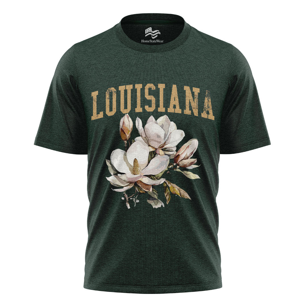 Louisiana Magnolia Comfort Colors Tee | State Flower Gift Shirt