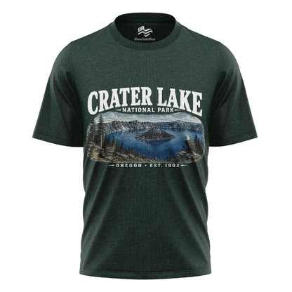 Crater Lake National Park T-Shirt, Vintage Oregon Lake Mountain Tee