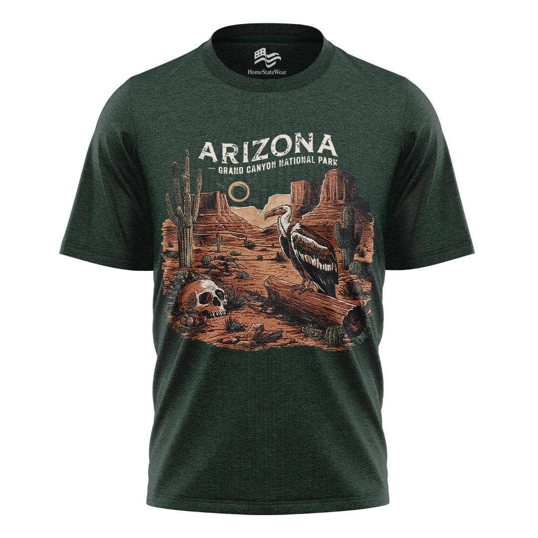 Arizona Hiking Camping Tee, Southwest Travel Gift