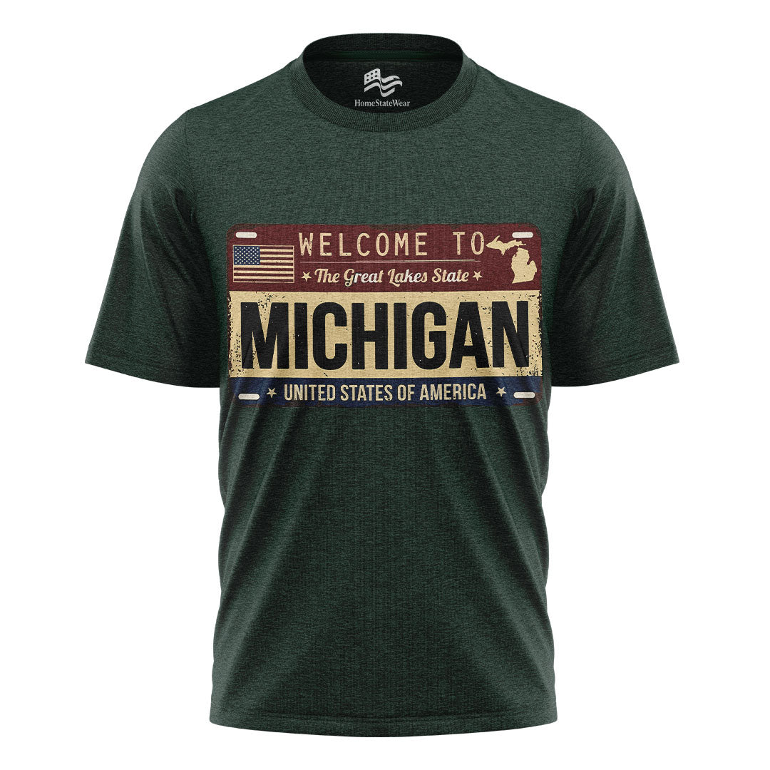 Welcome to Michigan T-Shirt | Great Lakes State Gift Tee