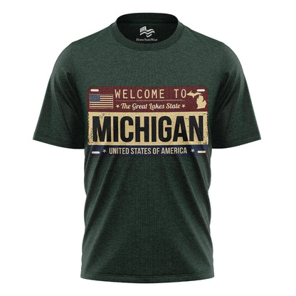 Welcome to Michigan T-Shirt | Great Lakes State Gift Tee
