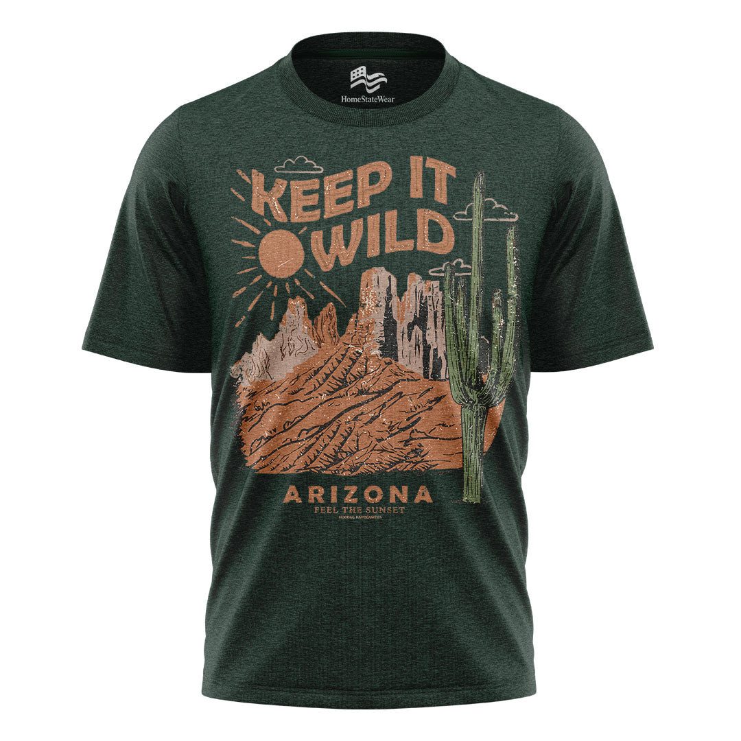 Keep It Wild Desert Graphic Tee, Southwest Nature Lover Gift