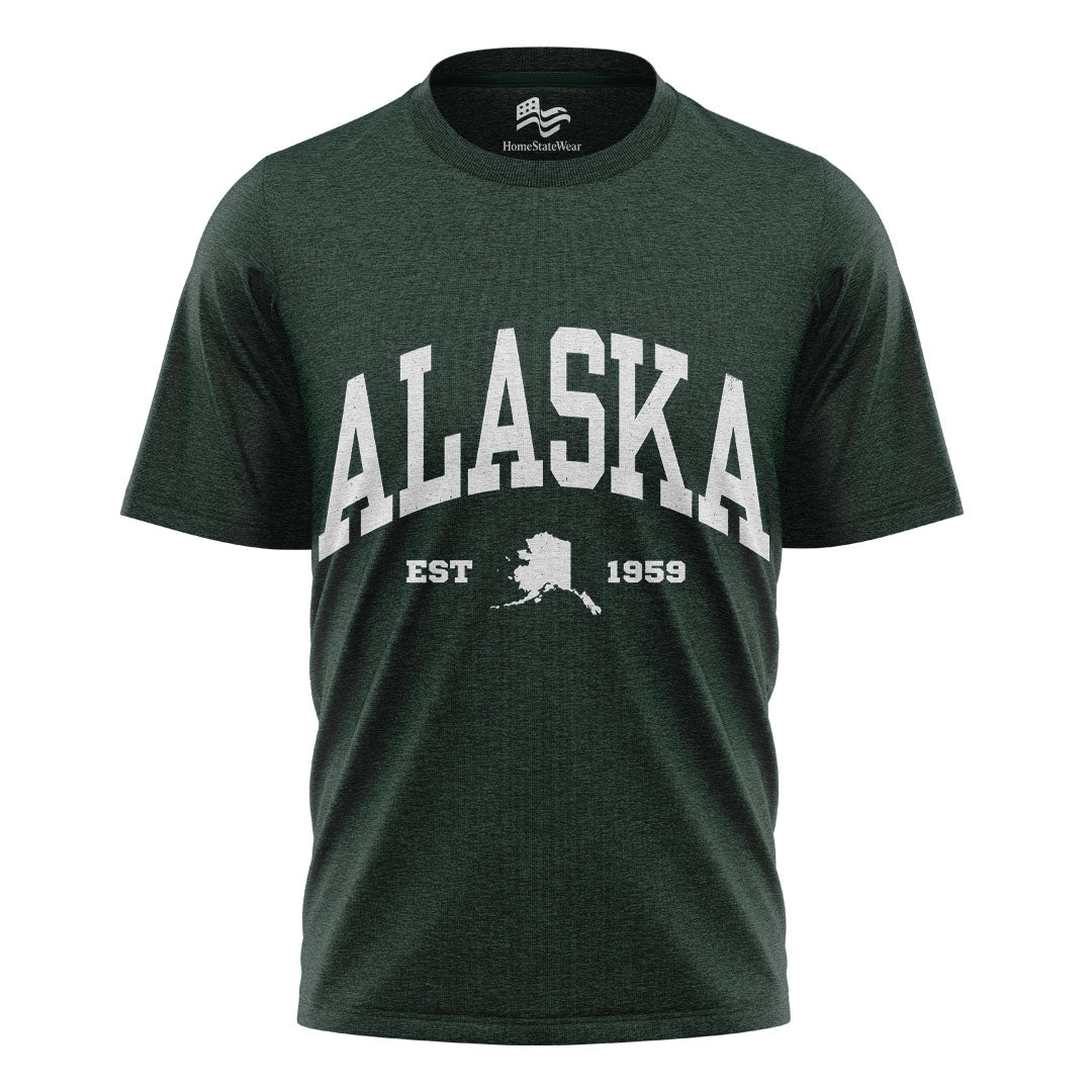 Alaska Map Comfort Colors Tee