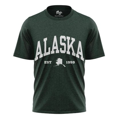 Alaska Map Comfort Colors Tee