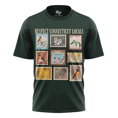 Wildlife Bird & State Flower Tee | Nature Lover Gift Shirt