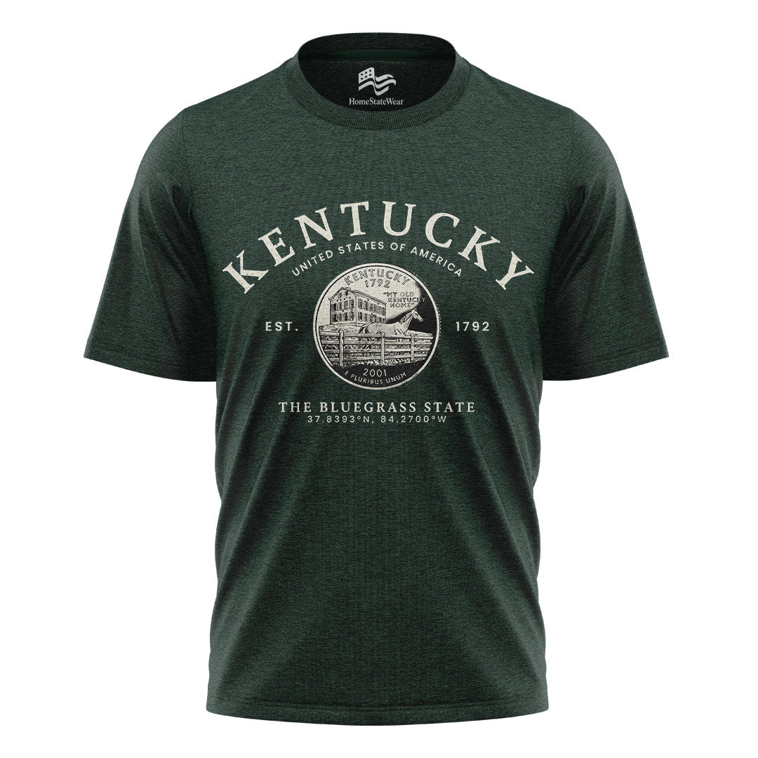 Kentucky Quarter T-Shirt | Bluegrass State Souvenir Tee