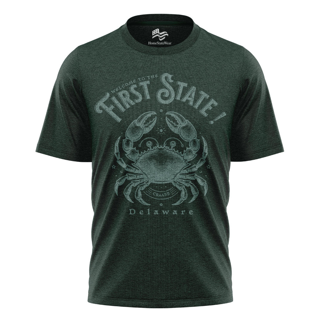 Welcome to Delaware Crab Tee | The First State Souvenir Shirt