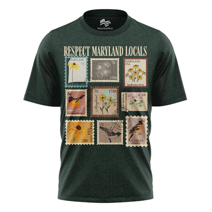 Maryland Wildlife T-Shirt | Bird Flower Nature Gift Tee