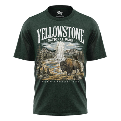 Yellowstone Bison Comfort Colors Retro National Park Shirt