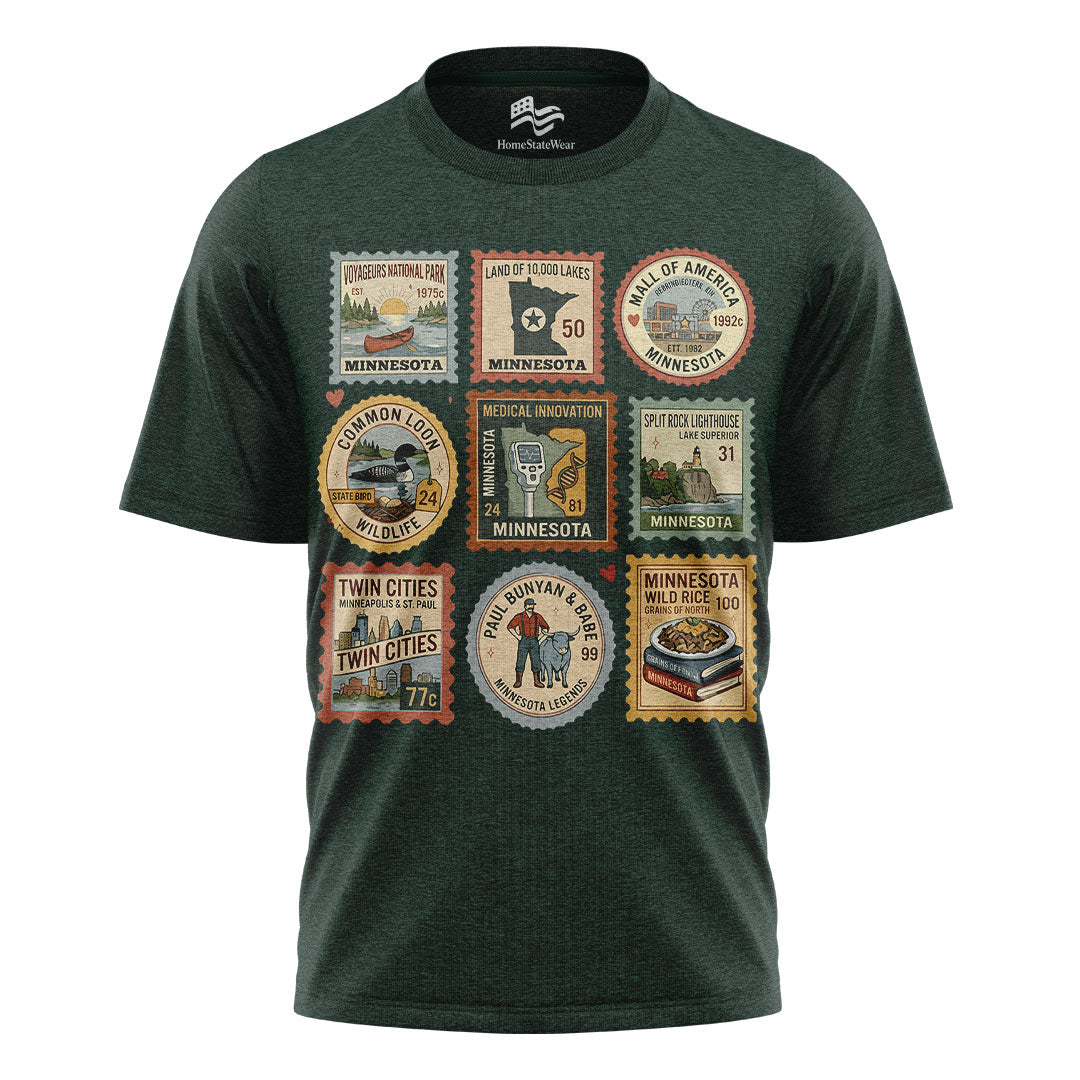 Minnesota State Stamp T-Shirt