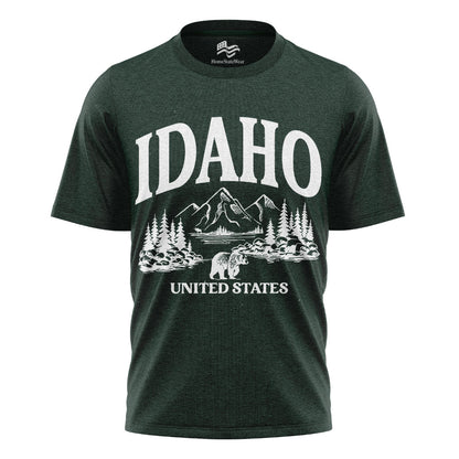 Idaho Wanderlust T-Shirt Mountain Nature Gift
