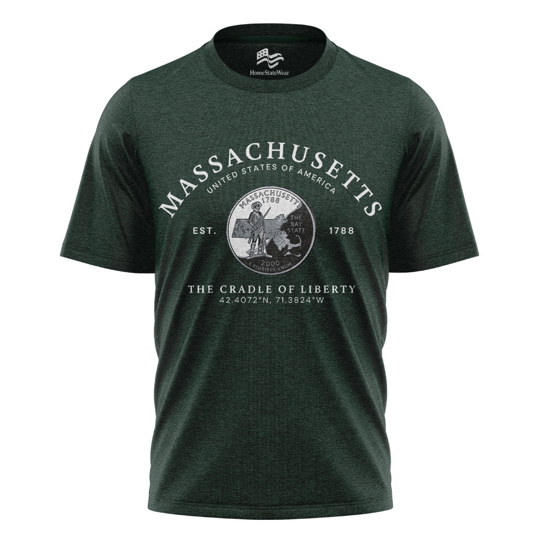 Massachusetts T-Shirt | Bay State Souvenir Tee