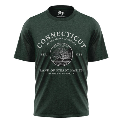 Connecticut Constitution State Tee | Vintage Souvenir Gift Shirt