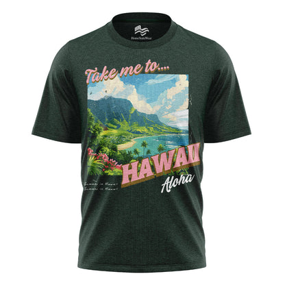 Hawaii Aloha State Comfort Colors Retro Summer Beach Shirt