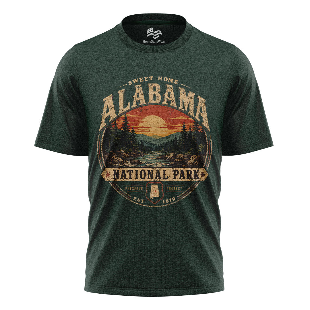 Alabama Wilderness Vintage Adventure Graphic Tee