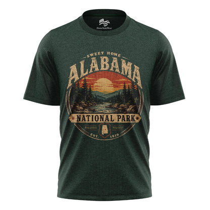 Alabama Wilderness Vintage Adventure Graphic Tee