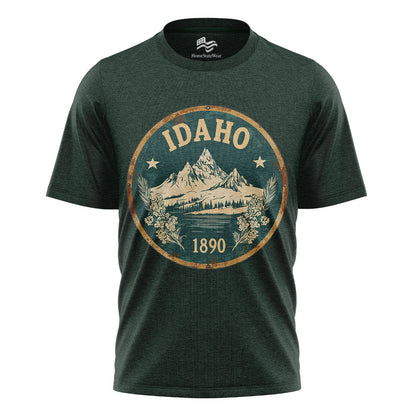 Idaho Mountain Graphic Tee | Scenic Nature Hiking Shirt