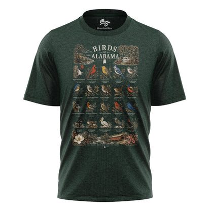 Alabama Birds T-Shirt, Bird Watching Nature Lover Tee