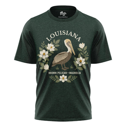 Louisiana Brown Pelican Tee | Magnolia Nature Gift Shirt