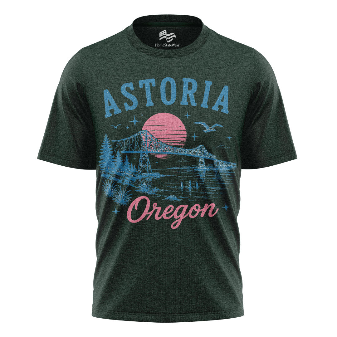 Astoria Oregon Coast Comfort Colors® T-Shirt, Retro Beach Travel Tee