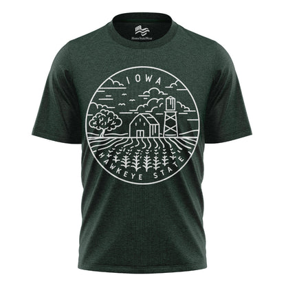 Iowa Hawkeye State T-Shirt | Unisex State Pride Tee