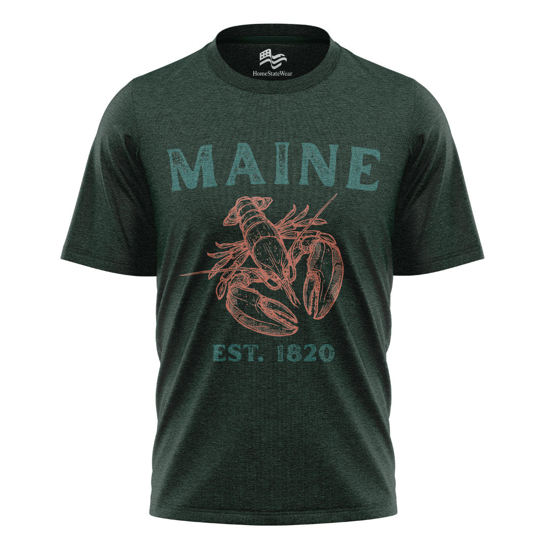 Maine Lobster Comfort Colors Tee | Coastal Souvenir Shirt