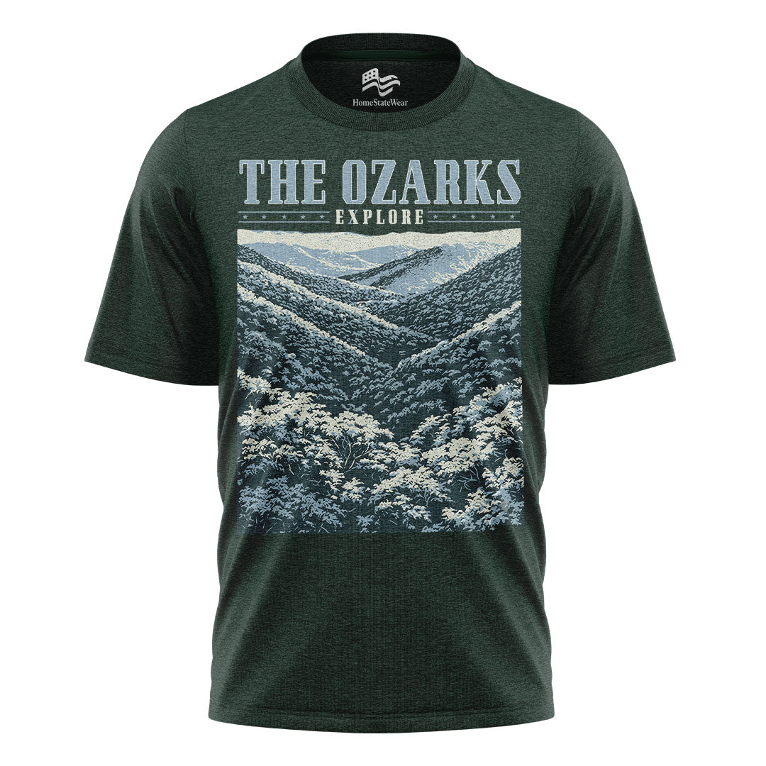 The Ozarks Mountain T-Shirt, Comfort Colors Nature Graphic Tee