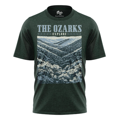 The Ozarks Mountain T-Shirt, Comfort Colors Nature Graphic Tee