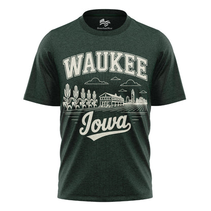 Waukee Iowa Comfort Colors Tee | Midwest Skyline Shirt