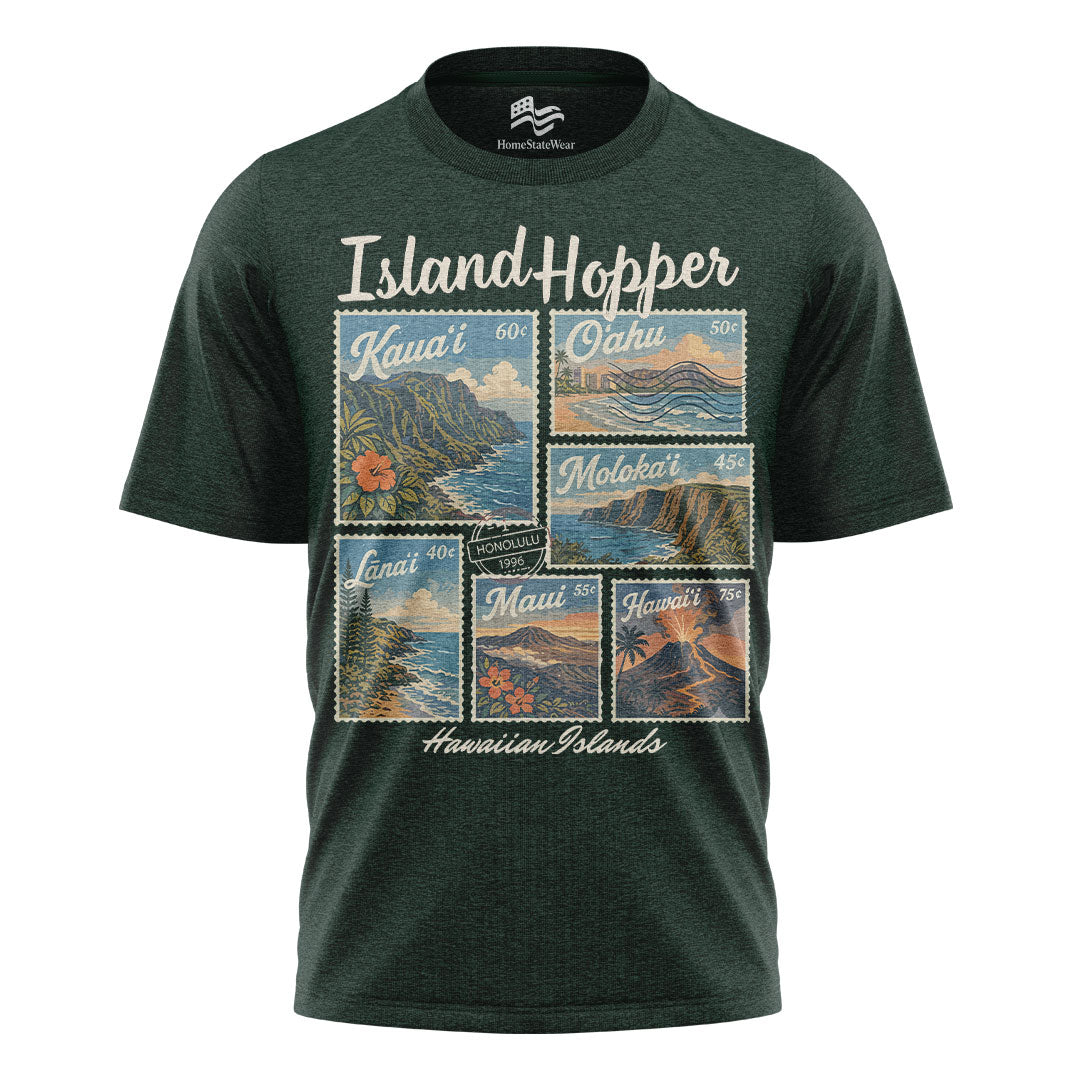 Hawaii Island Hopper Comfort Colors Tee | Tropical Travel Shirt