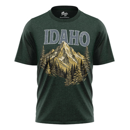 Idaho Collegiate Mountain Comfort Colors Gem State Souvenir Shirt