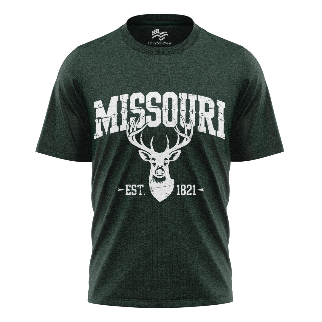 Missouri Deer Hunting T-Shirt, Vintage Wildlife Outdoor Tee