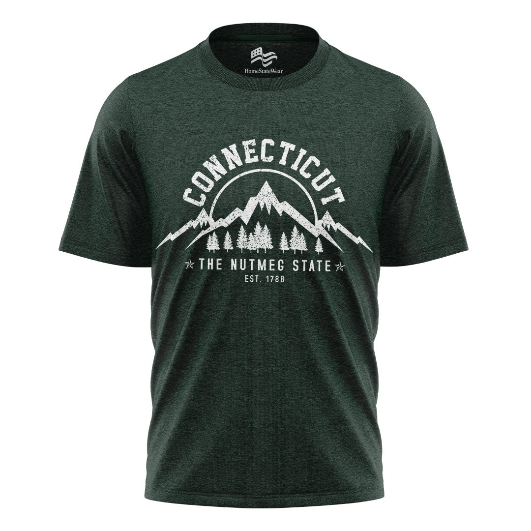 Connecticut Nutmeg State Tee | Vintage Mountain Forest Shirt