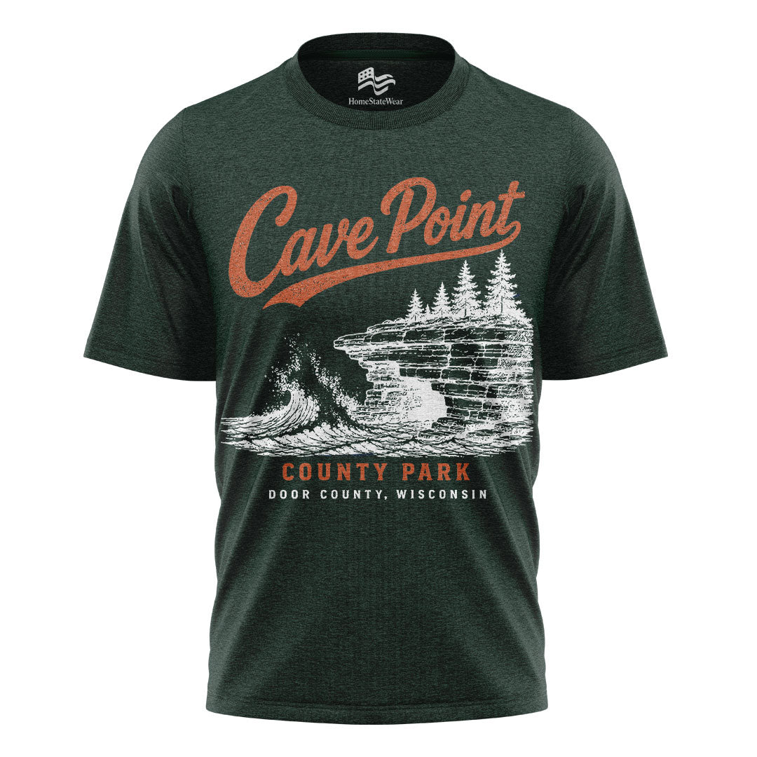 Cave Point County Park Tee | Door County Wisconsin Shirt