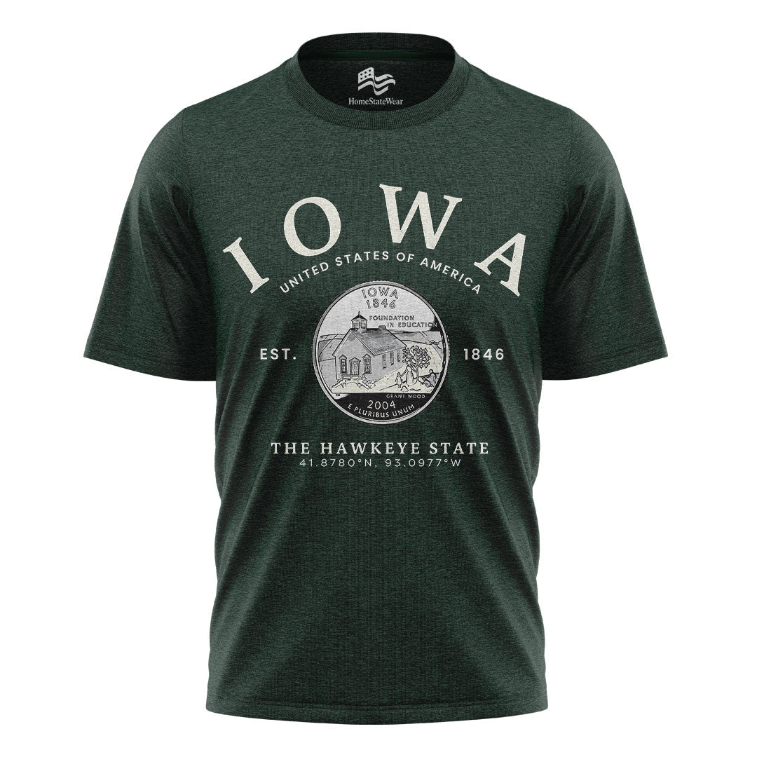 Iowa Hawkeye State T-Shirt | State Pride Gift Tee