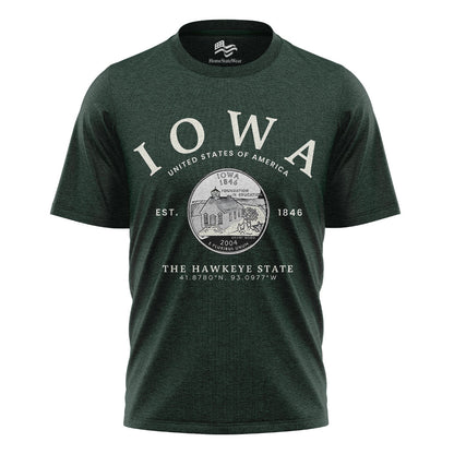 Iowa Hawkeye State T-Shirt | State Pride Gift Tee