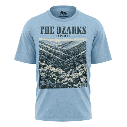 The Ozarks Mountain T-Shirt, Comfort Colors Nature Graphic Tee