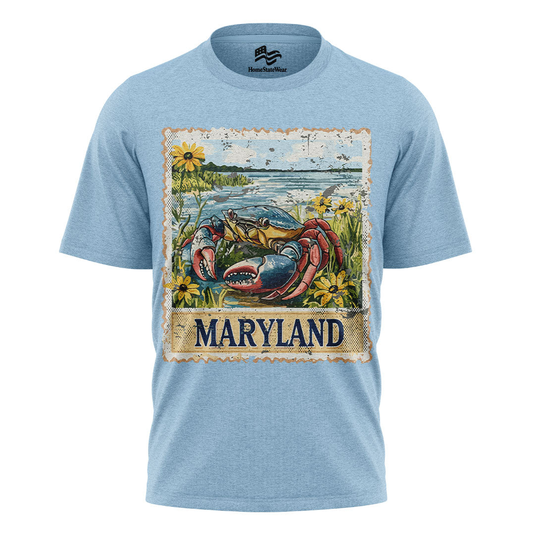 Maryland Blue Crab T-Shirt | Chesapeake Bay Summer Tee