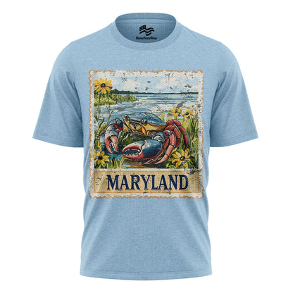 Maryland Blue Crab T-Shirt | Chesapeake Bay Summer Tee