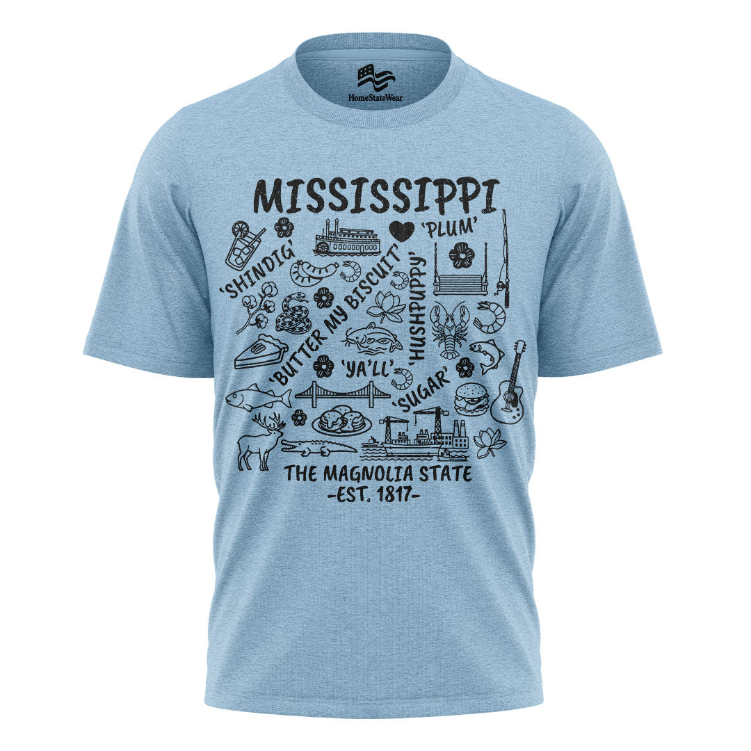 Mississippi Magnolia State T-Shirt