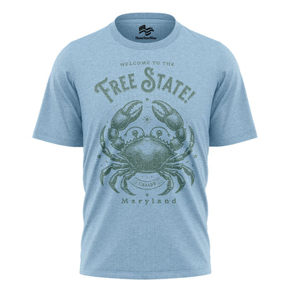 Welcome to Maryland T-Shirt | Free State Crab Tee
