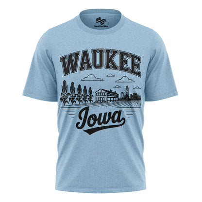 Waukee Iowa Comfort Colors Tee | Midwest Skyline Shirt