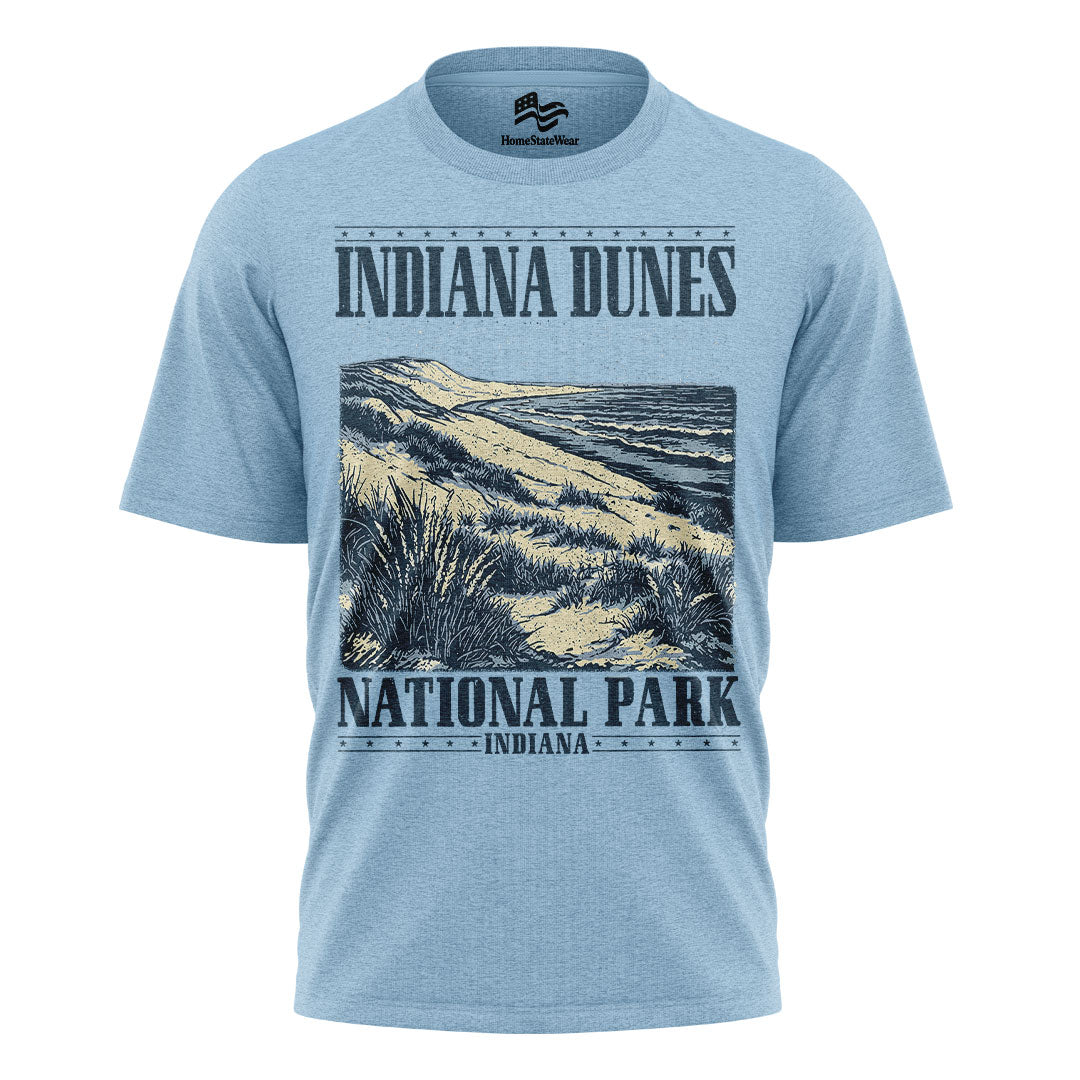 Indiana Dunes Comfort Colors Tee | Retro National Park Shirt