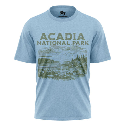 Acadia National Park T-Shirt | Maine Outdoor Travel Te